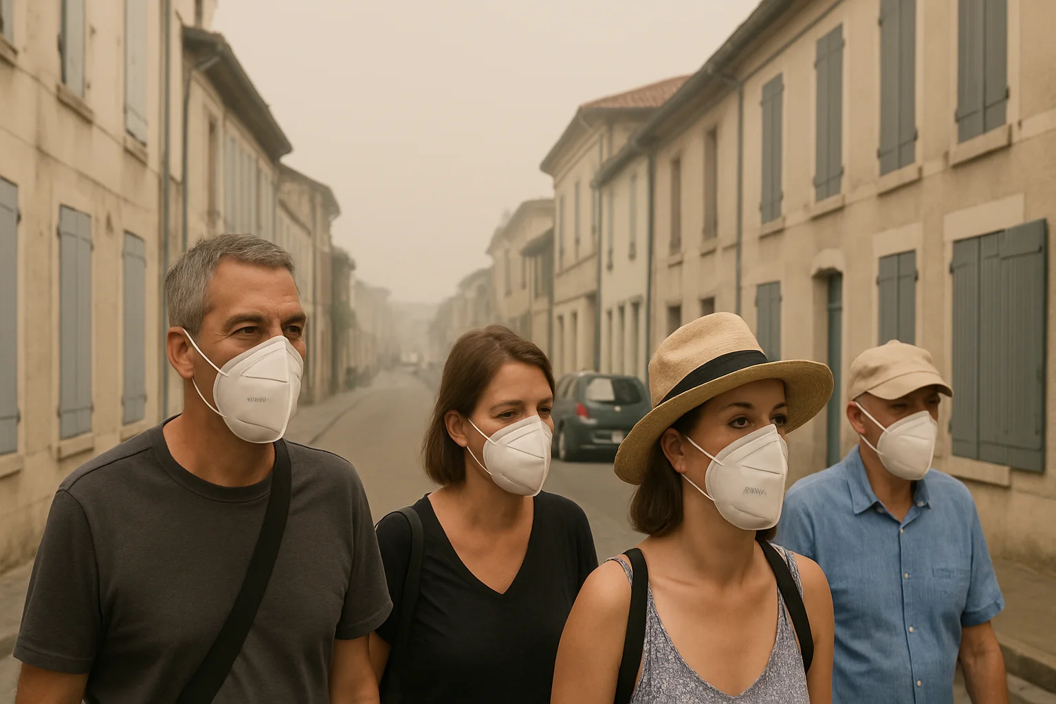 FFP2-maskers massaal uitgedeeld: Gezondheidsrisicos rook door bosbranden reiken ver buiten brandhaarden
