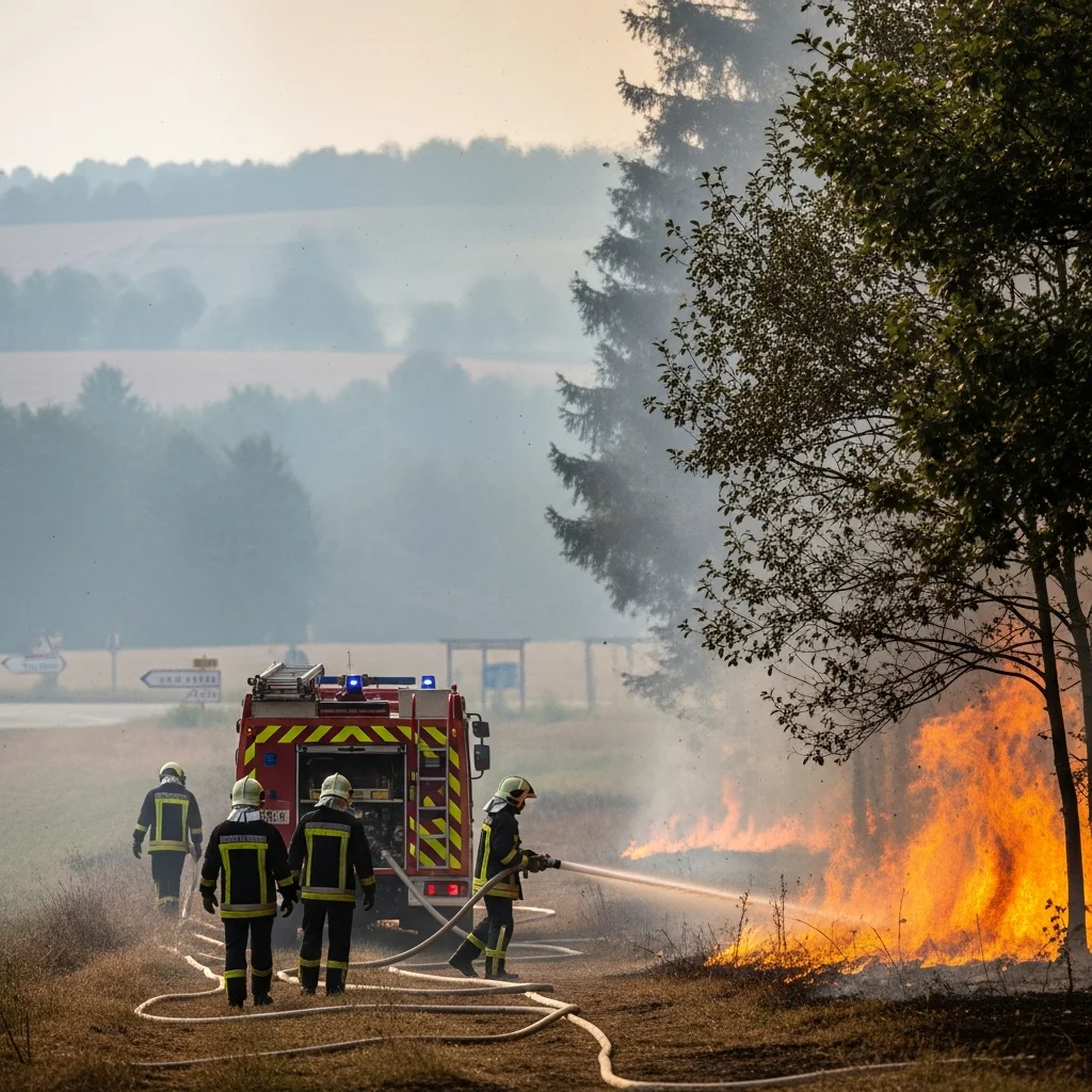 Bosbrand in Jura na barbecue: gewonden en hectaren natuur verwoest