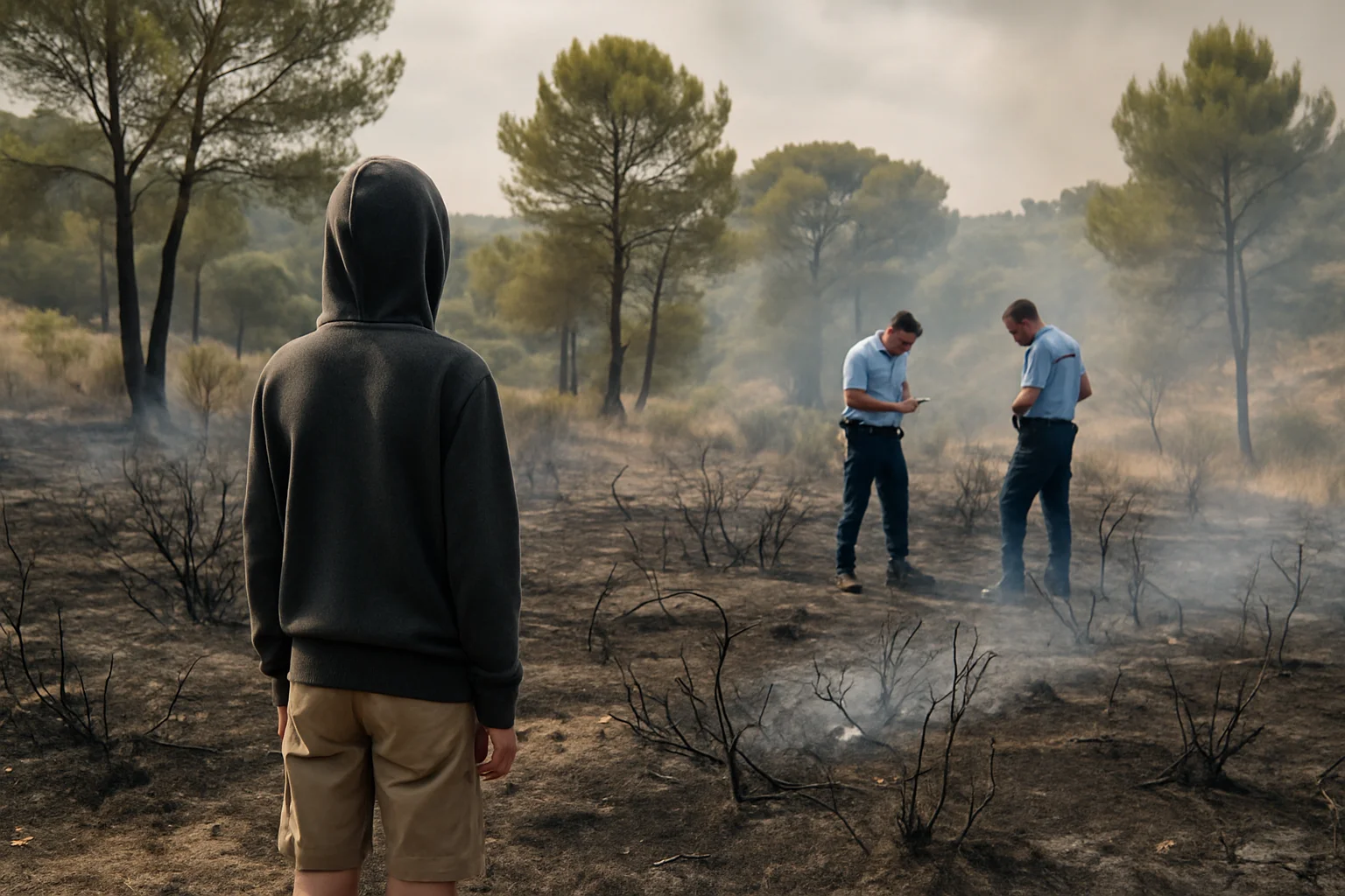 Opvallend jong profiel onder Franse pyromanen tijdens brandengolf