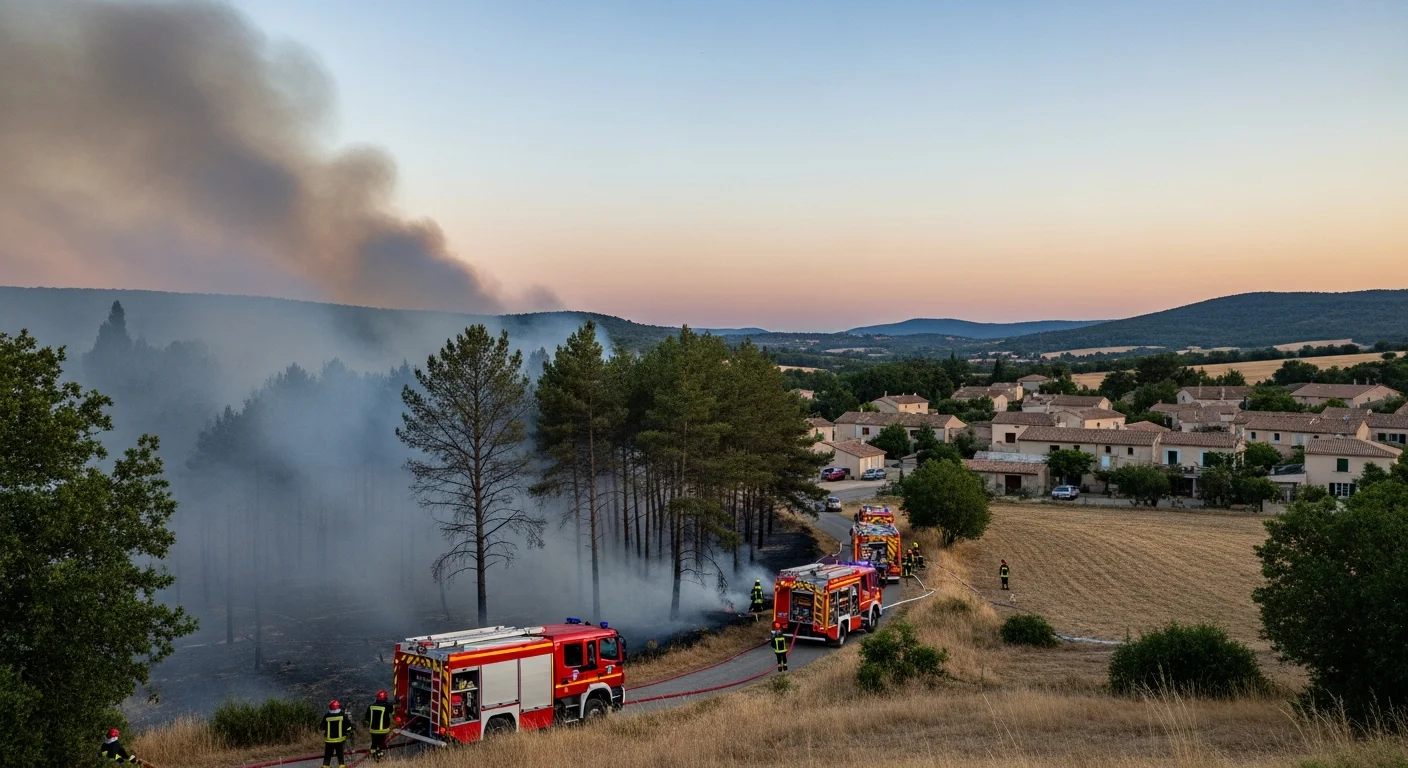 Bosbrand bij Esclauzels in de Lot leidt tot evacuatie van tientallen woningen