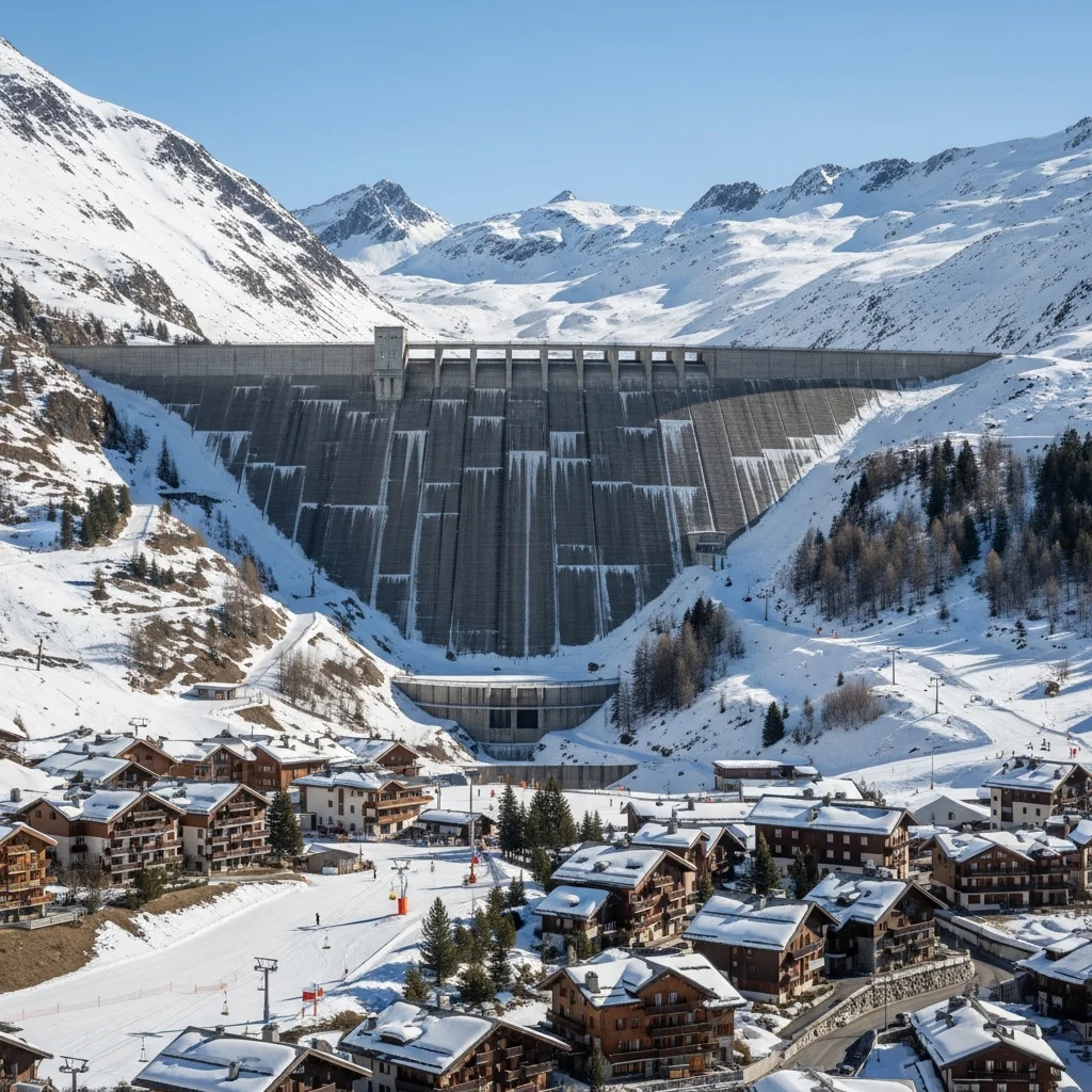 Grote kunstmatige waterbuffer in Savoie blijkt gevaarlijk instabiel
