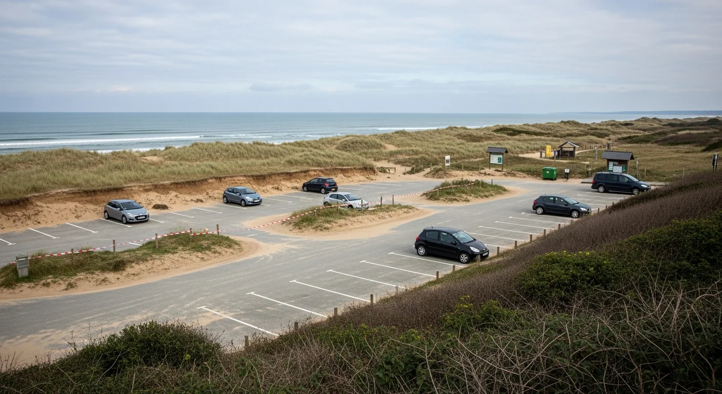 Blijvende vermindering van parkeerplaatsen bij Petit-Nice door aanhoudende zeerosie
