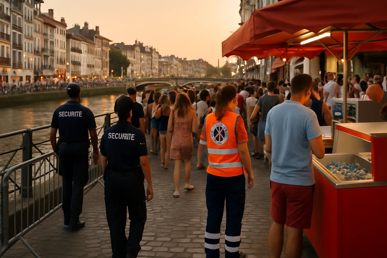 Extra veiligheidsmaatregelen en hulp bij hitte tijdens Fêtes de Bayonne dit weekend