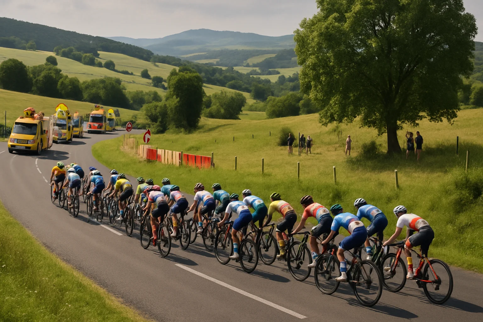 Tour de France-karavaan en renners op 14 juli 2026 door het Massif Central: tijden en routes bekend