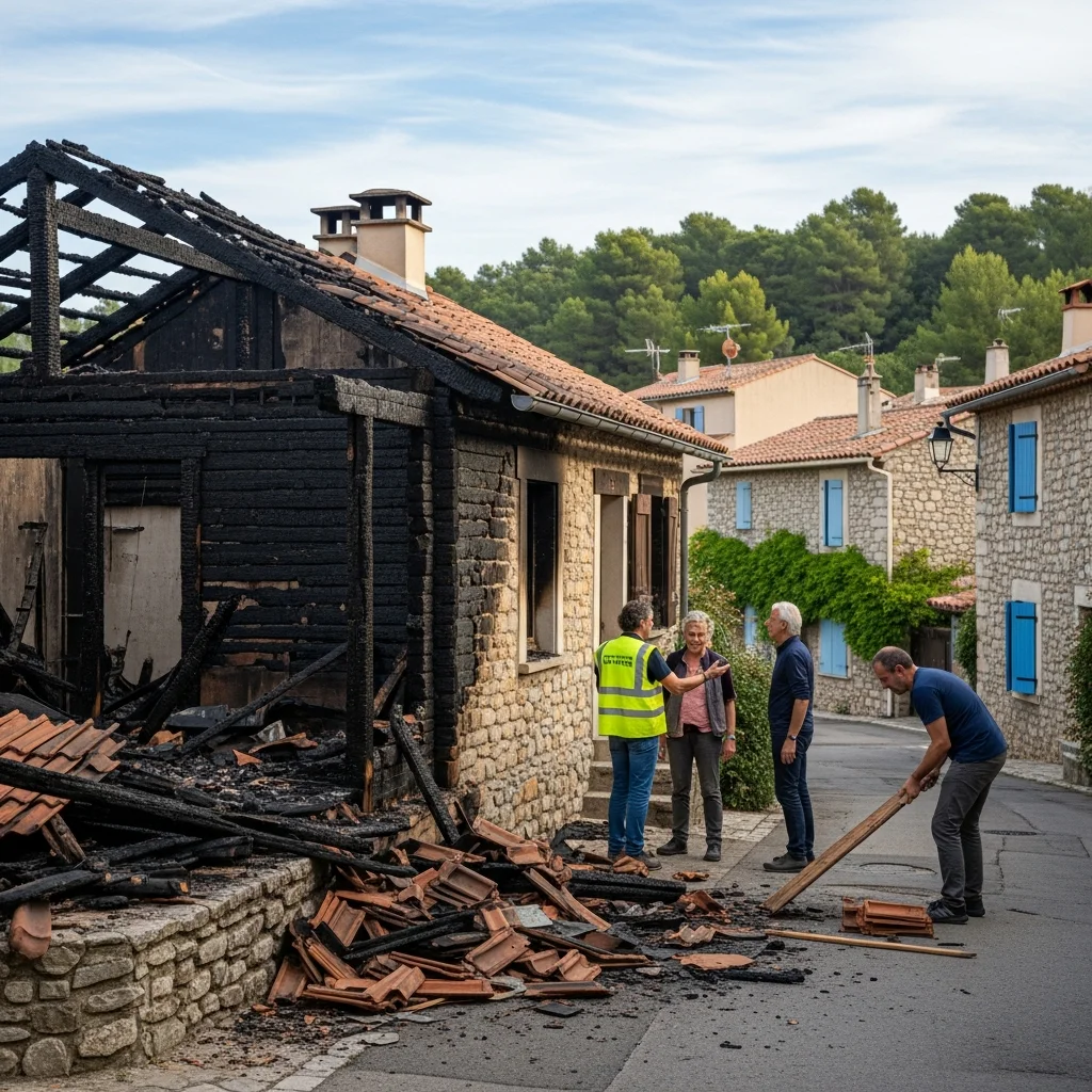 Brand verwoest chalet van bewoonster nabij Nice, dorpsgemeenschap biedt hulp