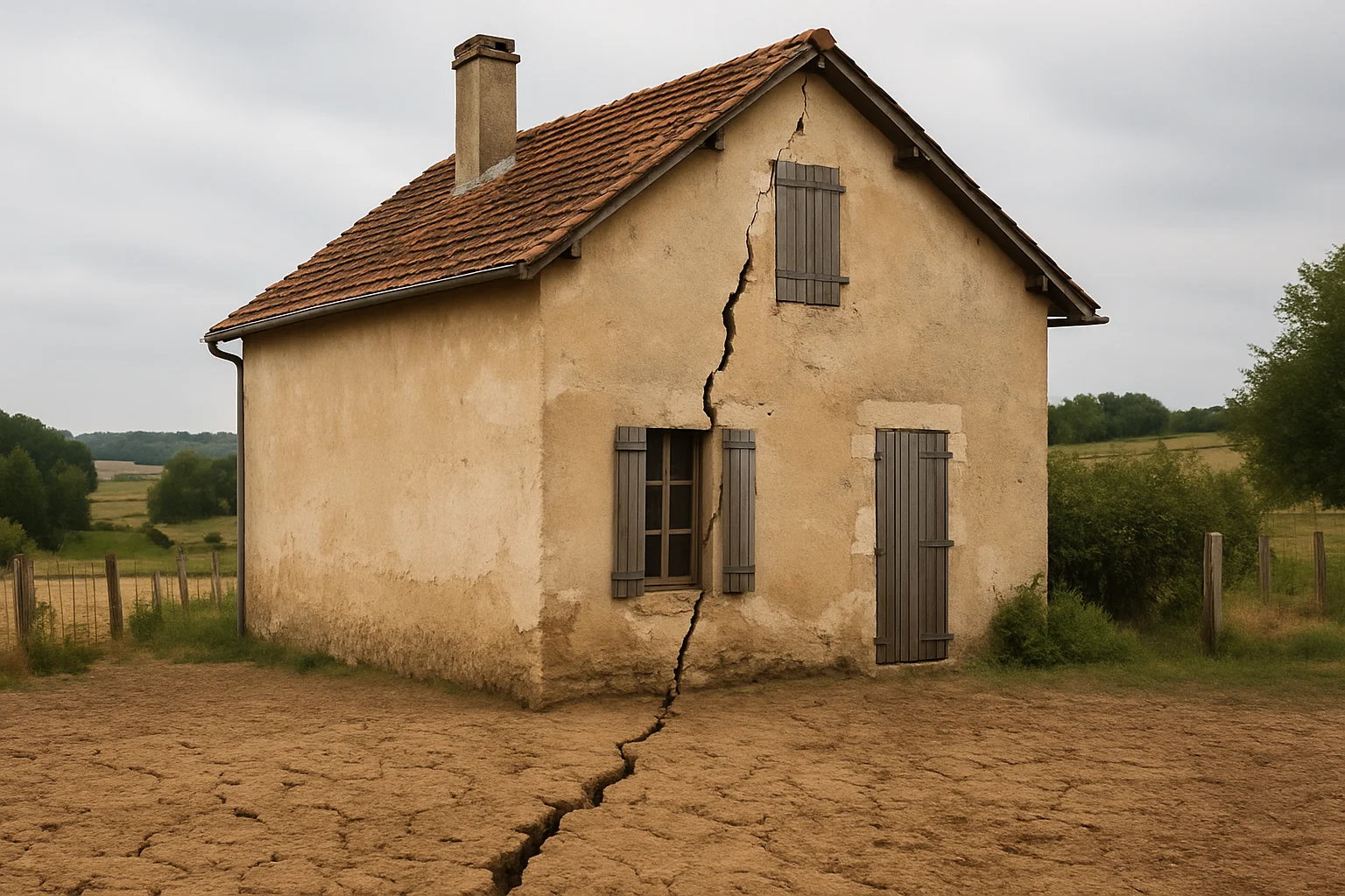 Groot deel Franse huizen loopt risico op funderingsschade door kleigrond