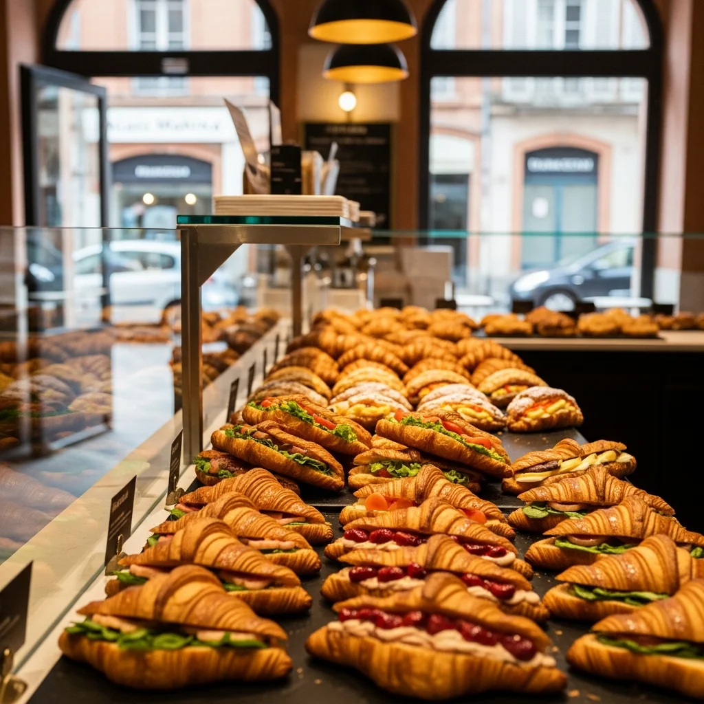 Eerste bar à croissants opent in Toulouse: elke dag vers en uniek gevuld