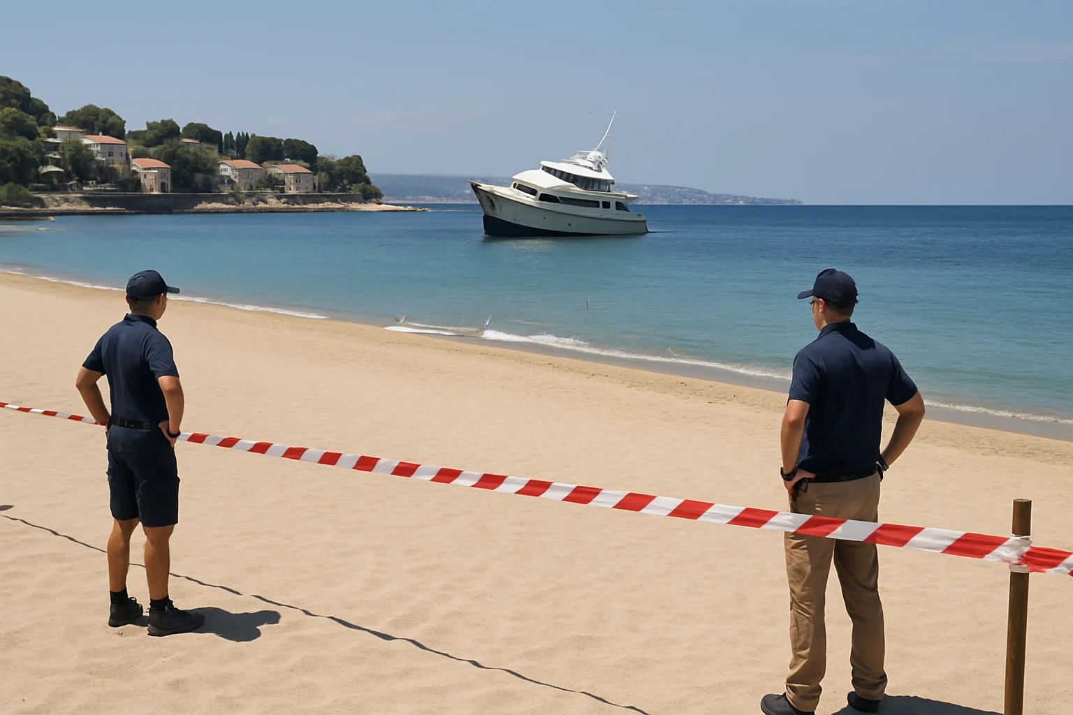 Drie stranden bij Antibes tot nader order gesloten na vastgelopen boot