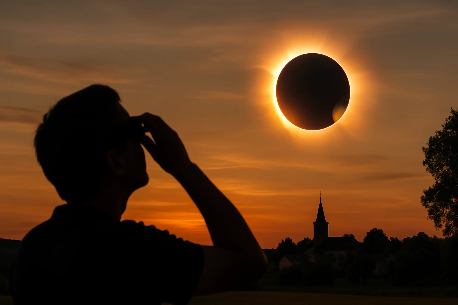 Aankomende zonsverduistering in Frankrijk: oogletsel mogelijk bij onbeschermde observatie