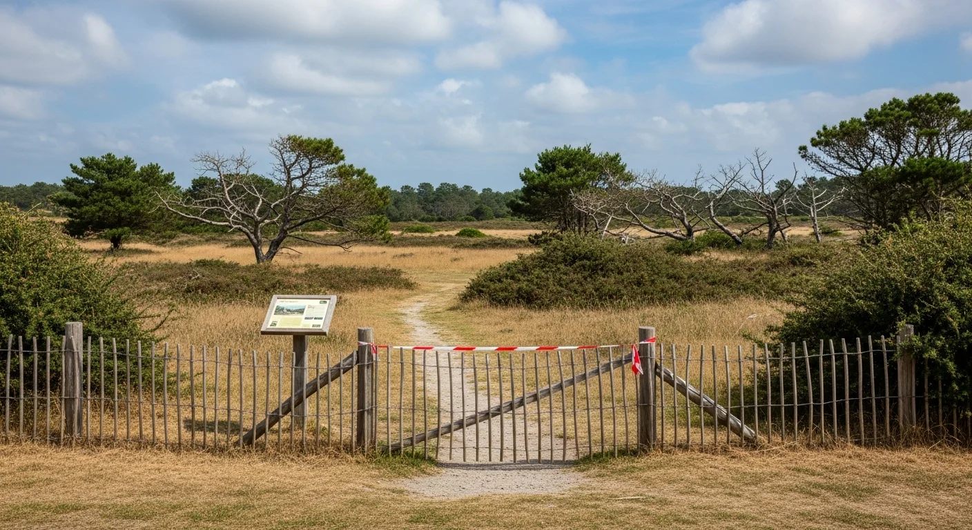 Toegang tot 42 natuurgebieden in Finistère verboden tot en met 15 juli wegens brandgevaar