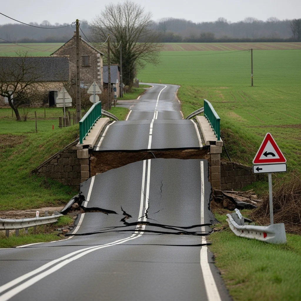 Miljoenen euro’s schade aan infrastructuur door overstromingen in West-Frankrijk