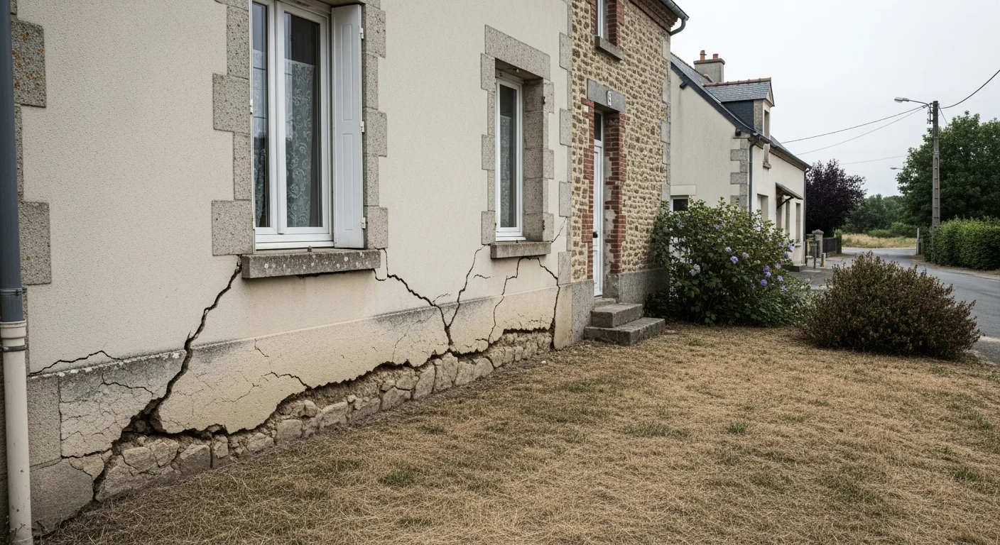 Veel meer Franse woningen lopen tot 2030 risico op scheuren door droogte