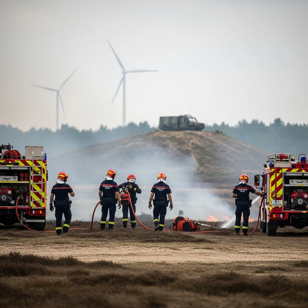Franse brandweer ingezet bij natuurbranden op Nederlandse militaire oefenterreinen
