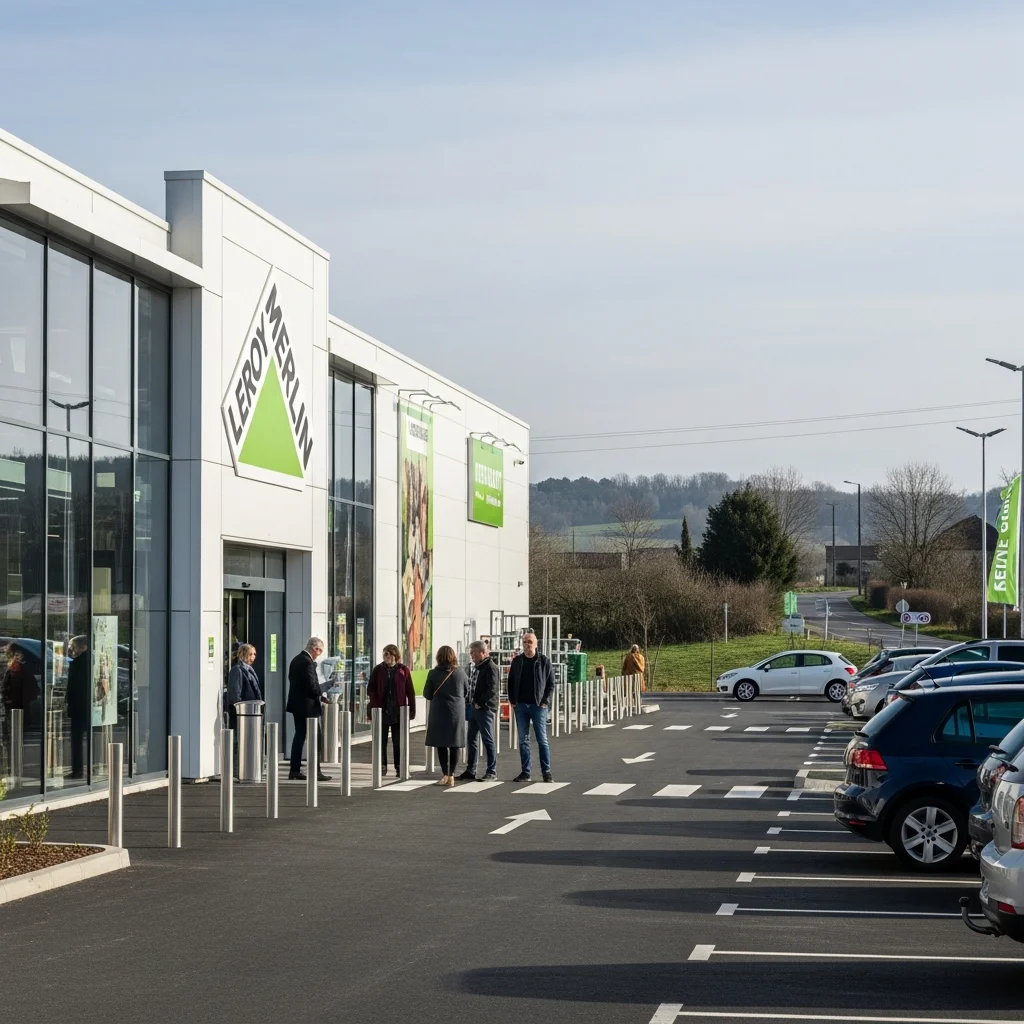 Leroy-Merlin nabij Saintes opent na jaren uitstel eindelijk de deuren
