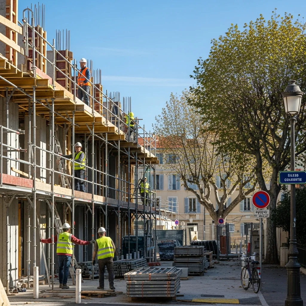 Nieuw solidaire woonproject gestart in chique wijk van Nice