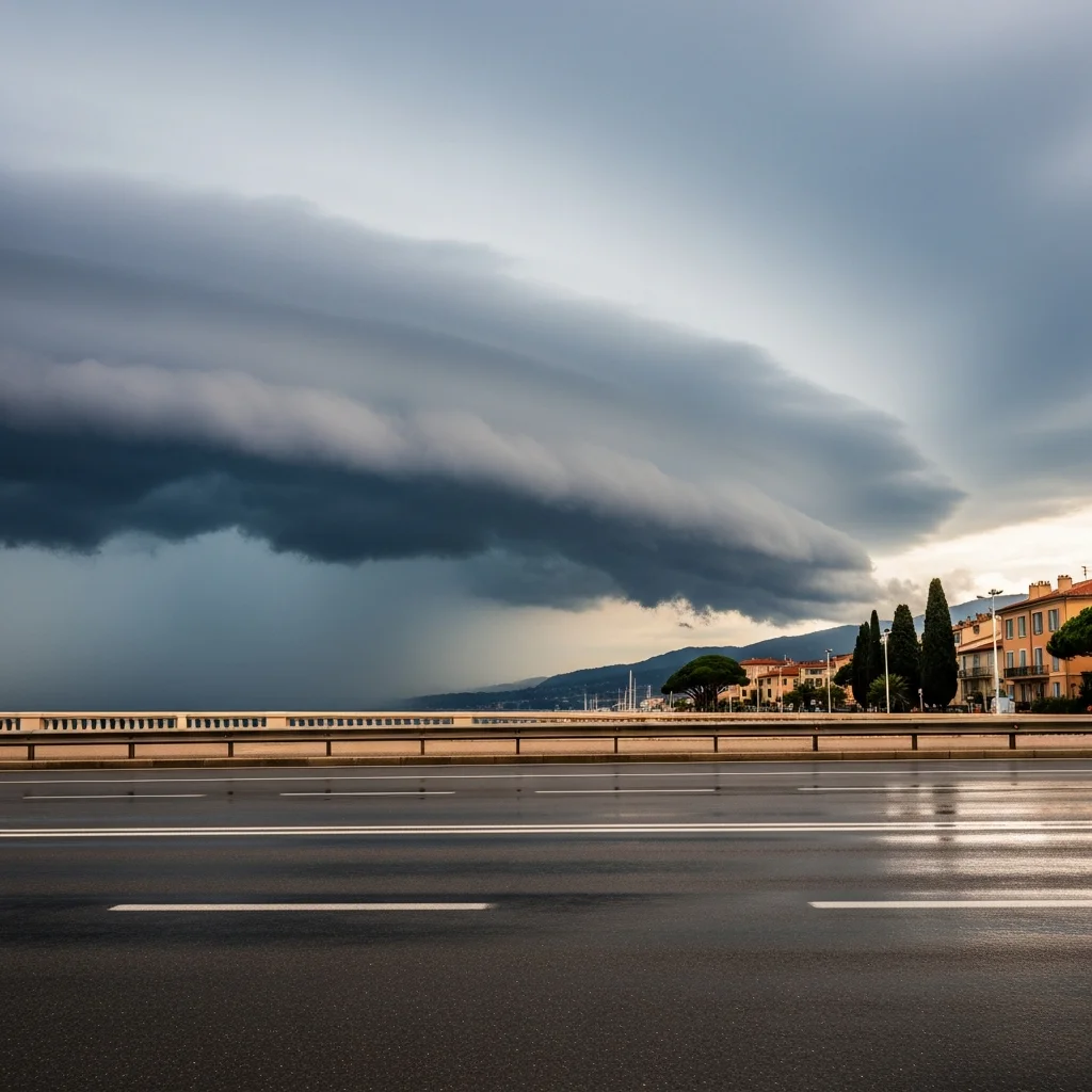 Les Alpes-Maritimes maandag onder gele waarschuwing voor onweer