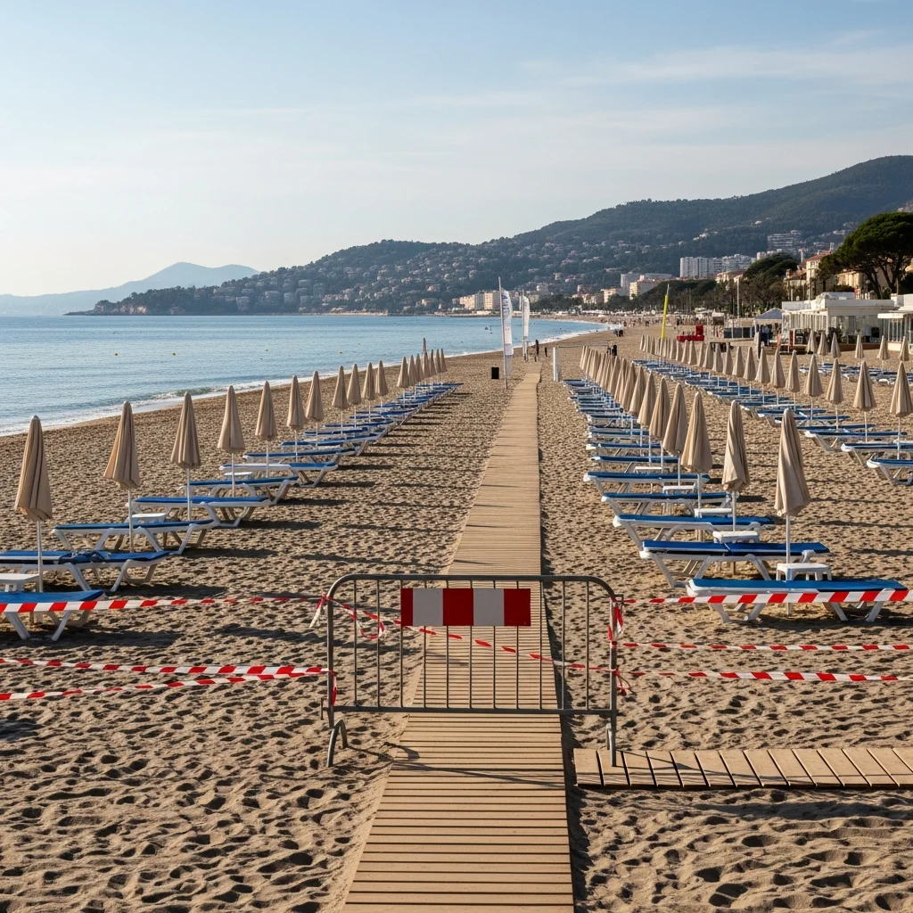 Strand Cala Mia bij Mandelieu blijft deze zomer gesloten