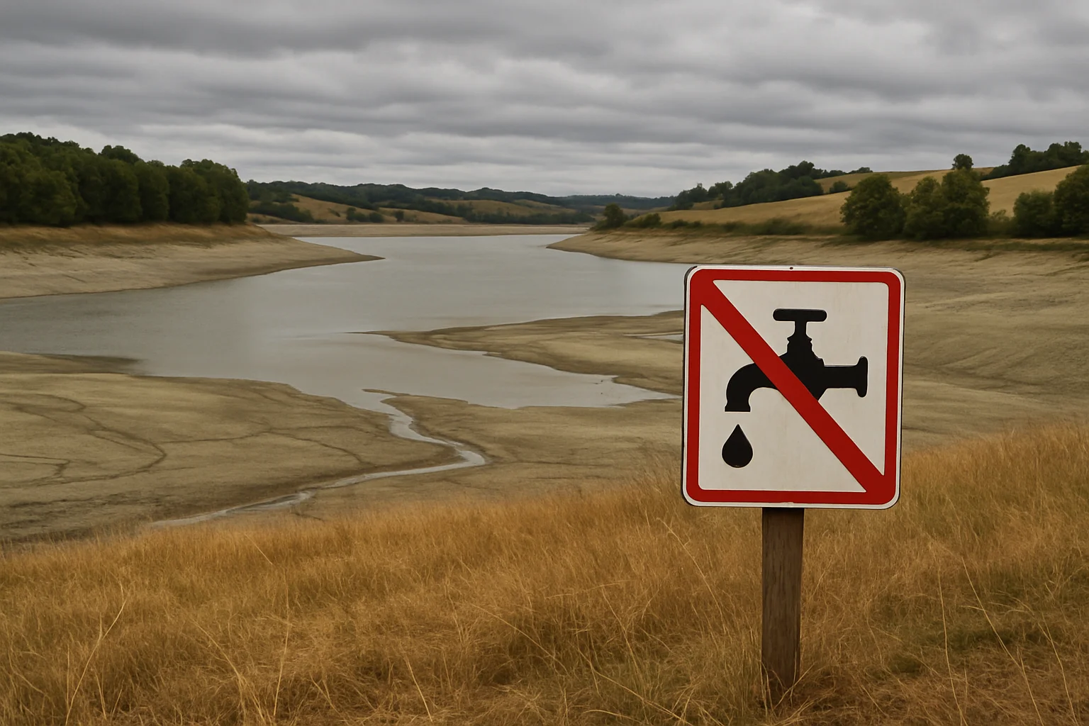 Droogte brengt leidingwatervoorziening in Gers in gevaar