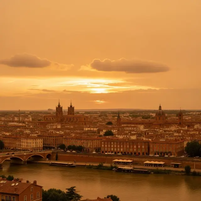 Saharazand zorgt voor oranje lucht en lichte hinder in Toulouse en Occitanie