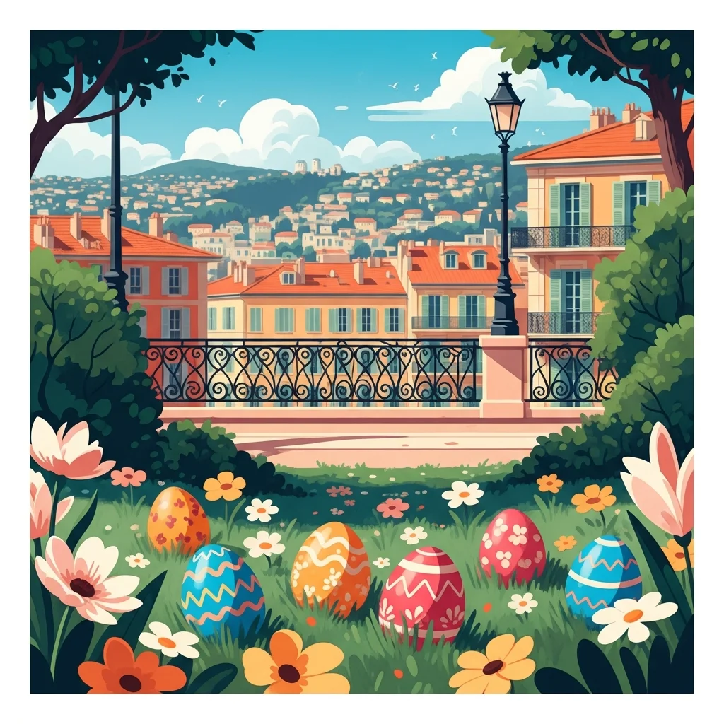 Paasactiviteiten rond Nice tijdens het paasweekend van 2026