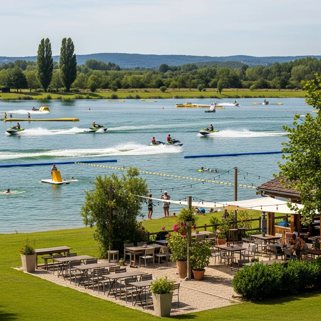 Voormalig Europees jet-ski kampioen bouwt camping om tot waterpretpark in Lamontjoie