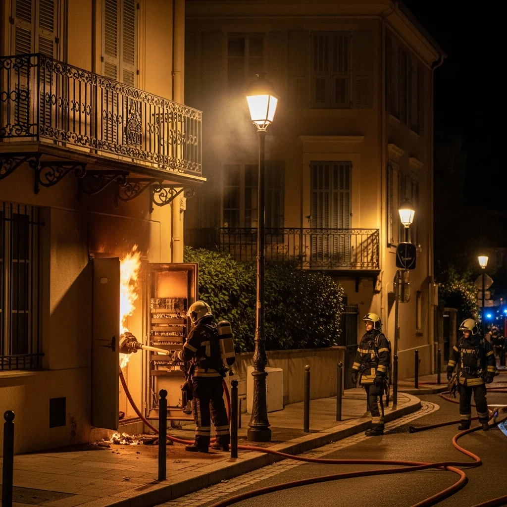 Brand bij Cannes veroorzaakt stroomuitval voor tientallen huishoudens