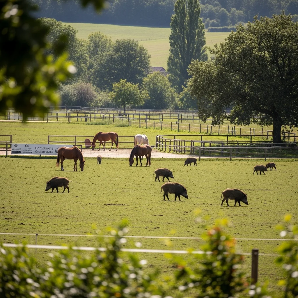 Veiligheidssituatie verbeterd na inzet vangkooien voor wilde zwijnen bij manege in Cahors