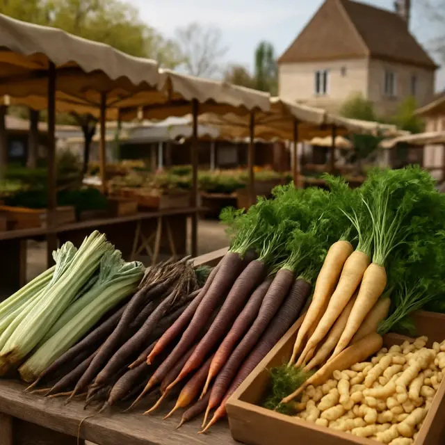 De stille terugkomst van vergeten groenten op Franse voorjaarsmarkten
