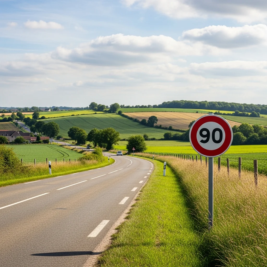 Eure schaft 80 km/h-limiet af op secundaire wegen: 52e departement kiest voor 90 km/h