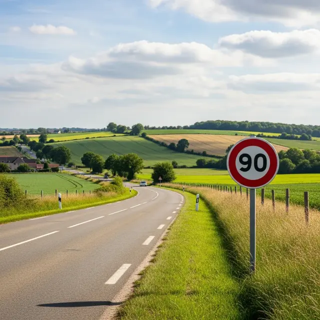 Eure schaft 80 km/h-limiet af op secundaire wegen: 52e departement kiest voor 90 km/h