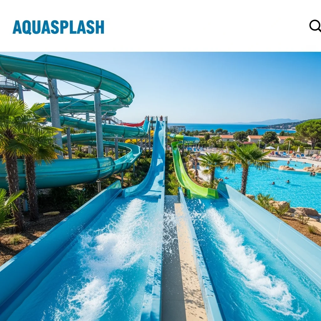 Aquasplash in Antibes opent op 7 april met vier nieuwe attracties
