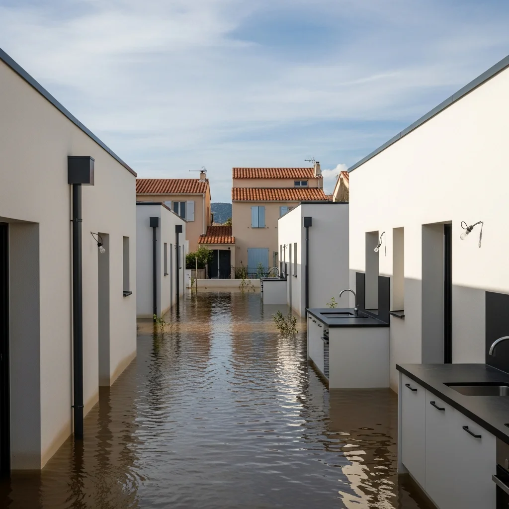 Opnieuw overstromingen in jonge nieuwbouwwoningen aan Côte d’Azur