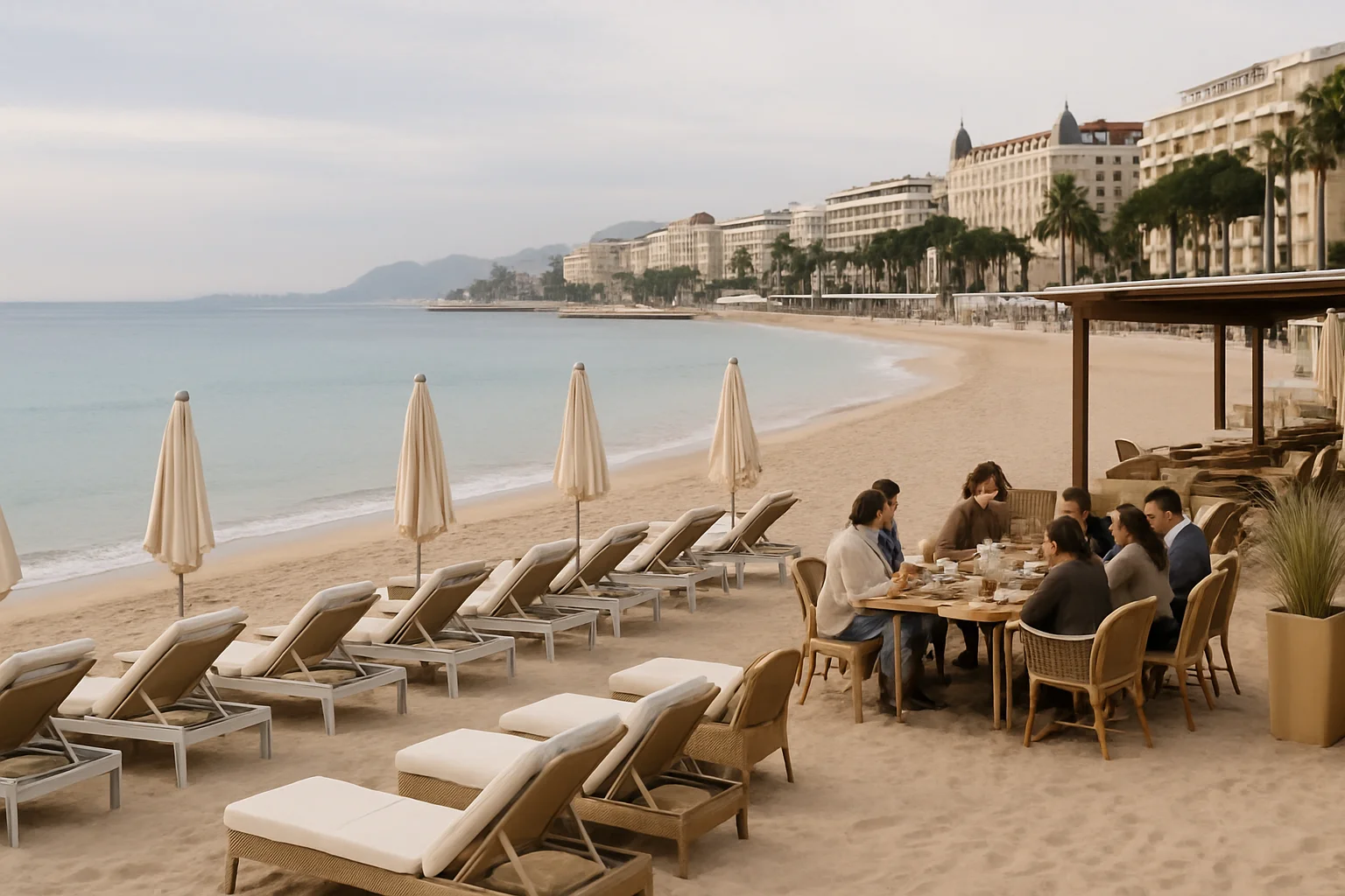 Privéstranden Cannes passen aanbod aan en blijven jaarrond open