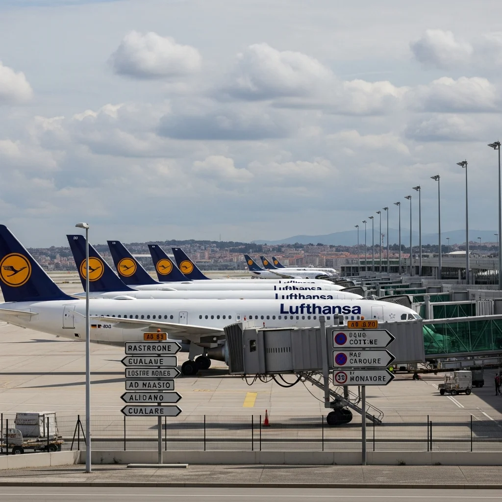 Lufthansa-staking treft vluchten op Nice Côte d’Azur: annuleringen op woensdag en donderdag