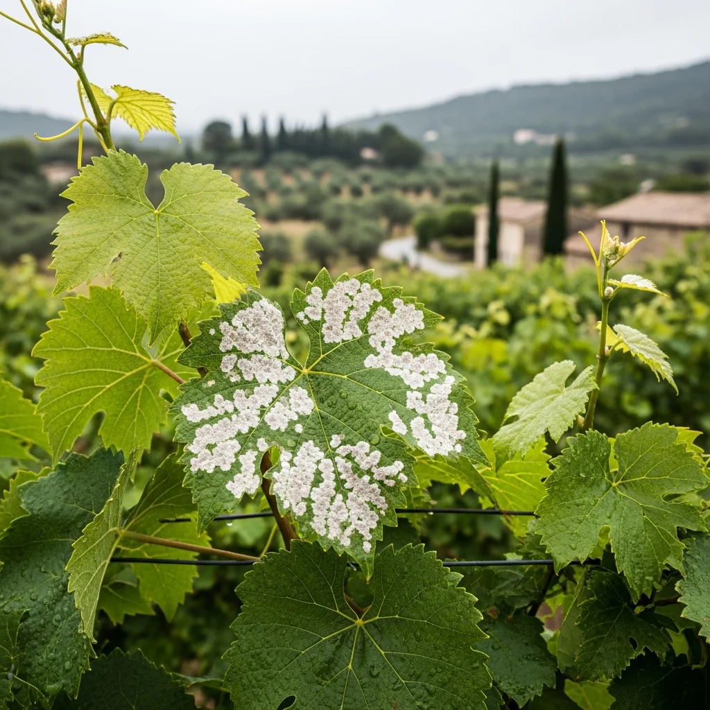 Waarschuwing voor mildiou in wijngaarden in de Var: let op witte vlekken op bladeren