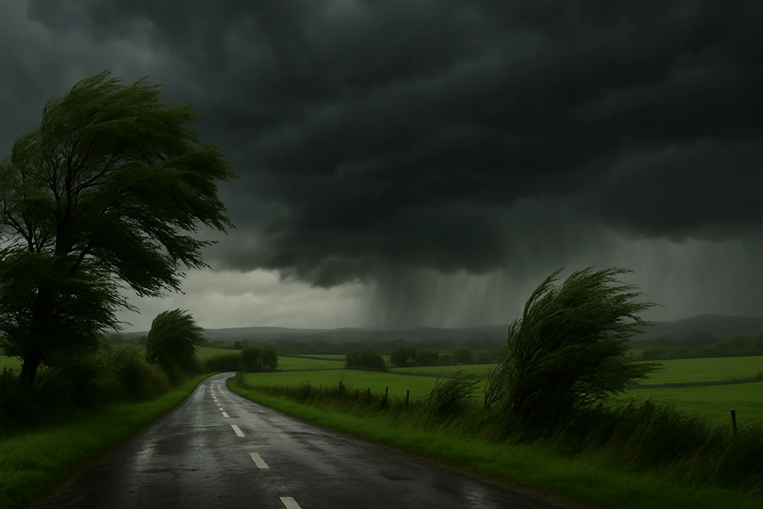 Hittegolf maakt plaats voor storm en stevige windstoten in Frankrijk
