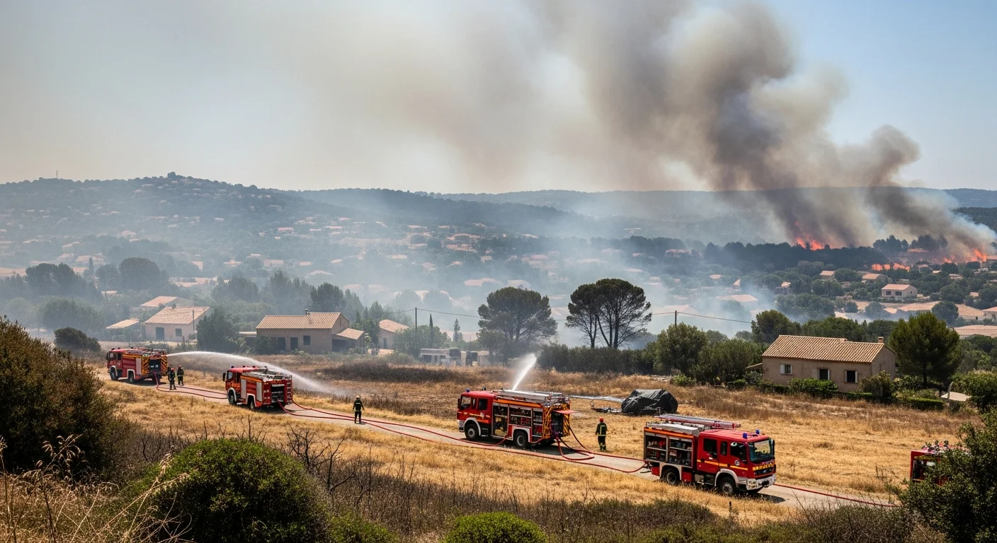 Grote natuurbrand bij Pontevès in Var: honderden geëvacueerd, aanzienlijke schade