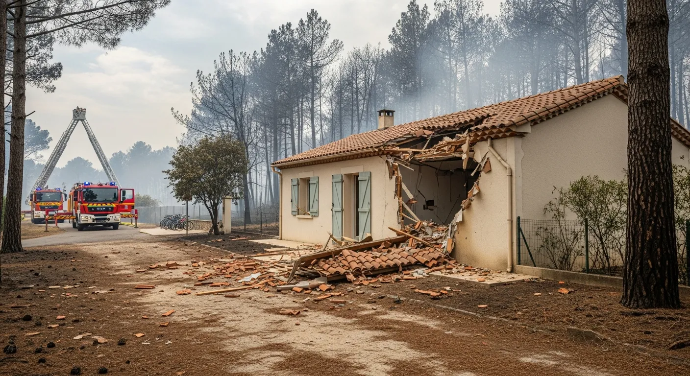 Explosie van oude WOII-munitie door bosbranden in Gironde: obus vliegt door woning