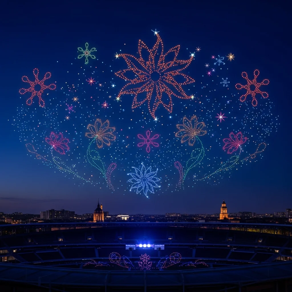Toulouse bereidt zich voor op spectaculair droneshow dit weekend