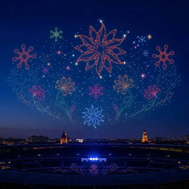 Toulouse bereidt zich voor op spectaculair droneshow dit weekend