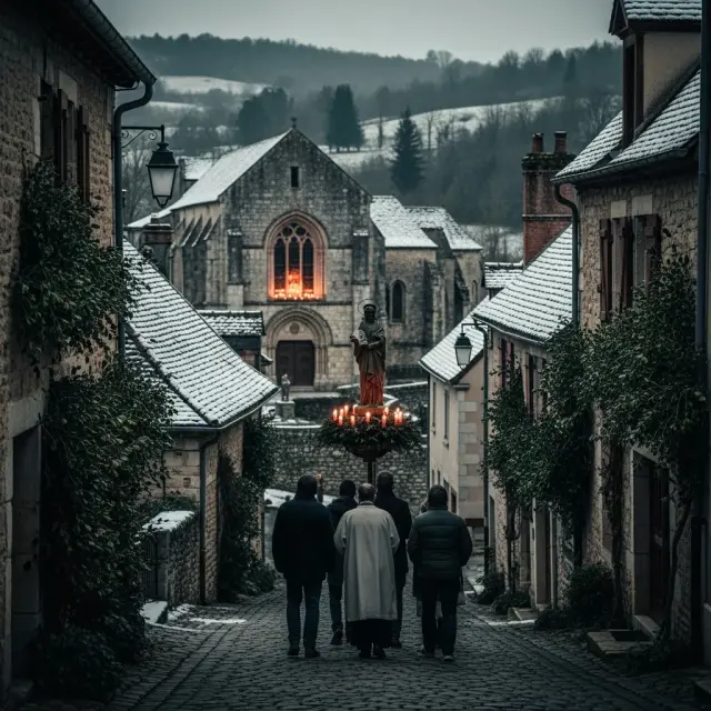 De stille aanwezigheid van midwinterheiligen in Franse dorpsrituelen