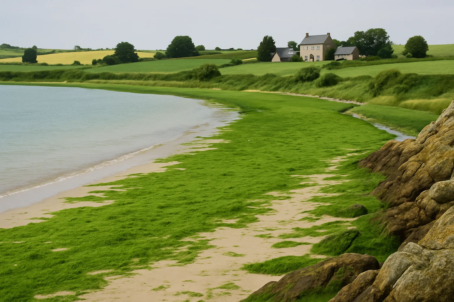 Frankrijk verscherpt bestrijding groene algen in Bretagne per september 2026