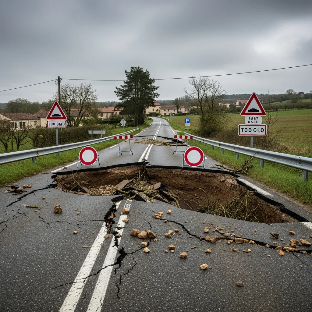 Wegen in de Tarn blijven wekenlang afgesloten door schade na storm Nils