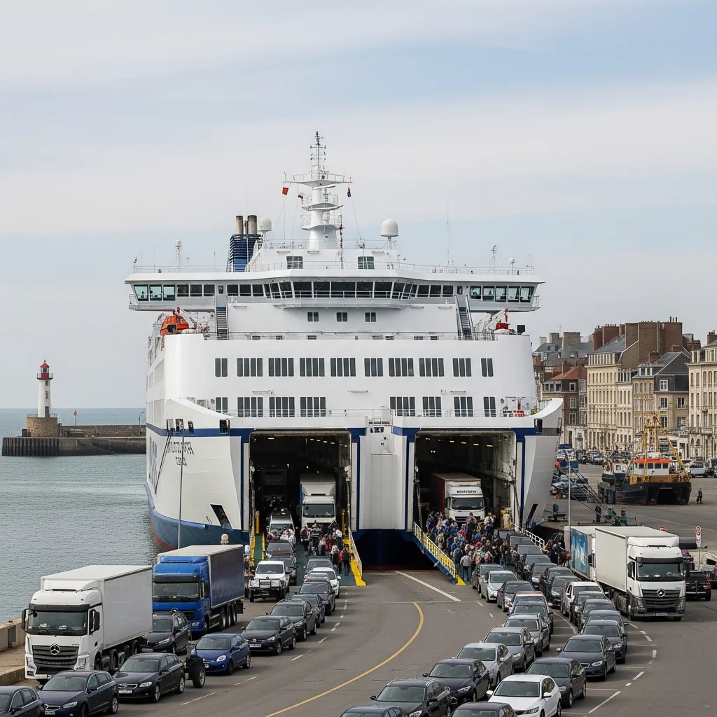 Nieuwe veerdienst tussen Ierland en Frankrijk gestart op Boulogne-sur-Mer