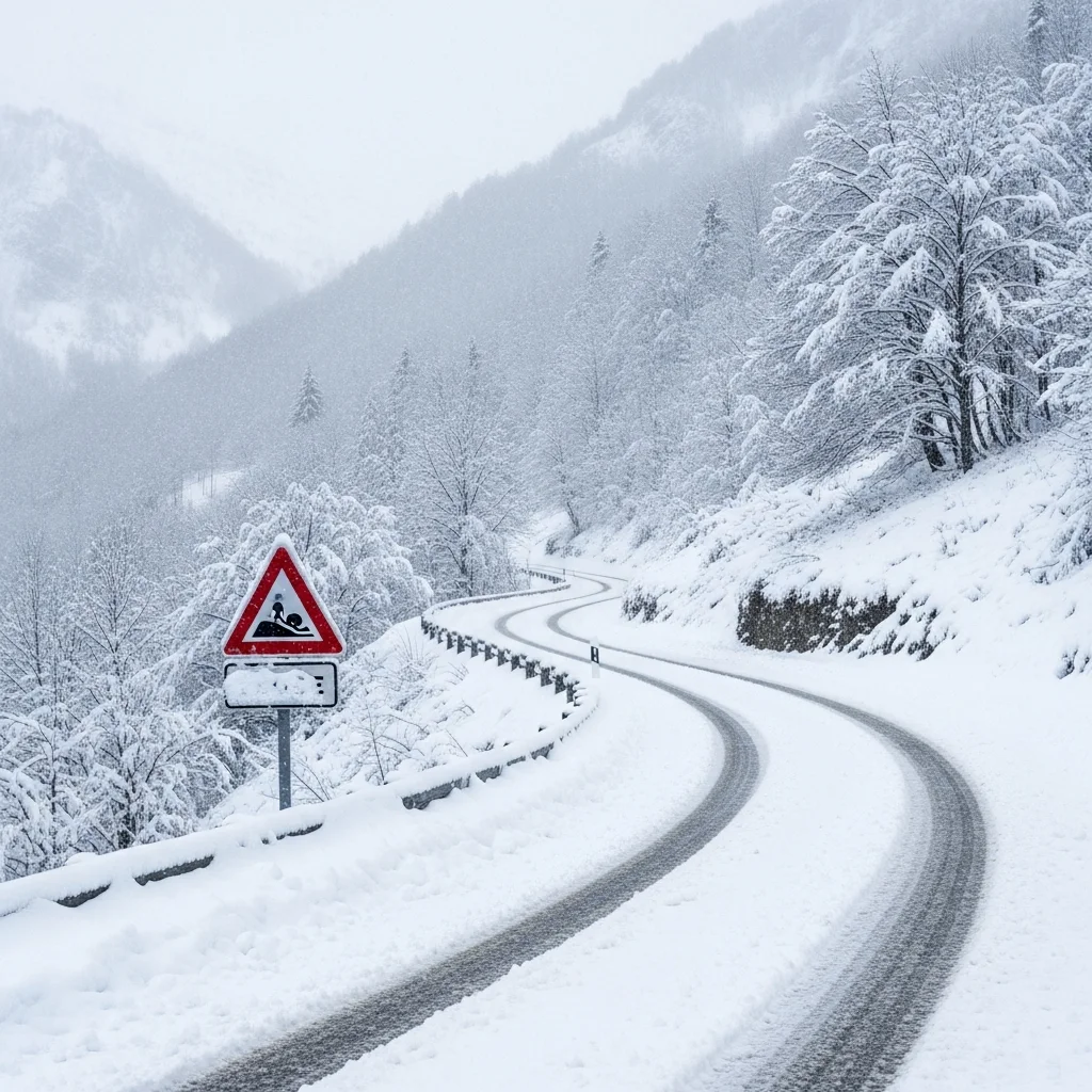 Sneeuwval belemmert toegang tot Andorra: waarschuwingen en tijdelijke sluiting wegens winterweer