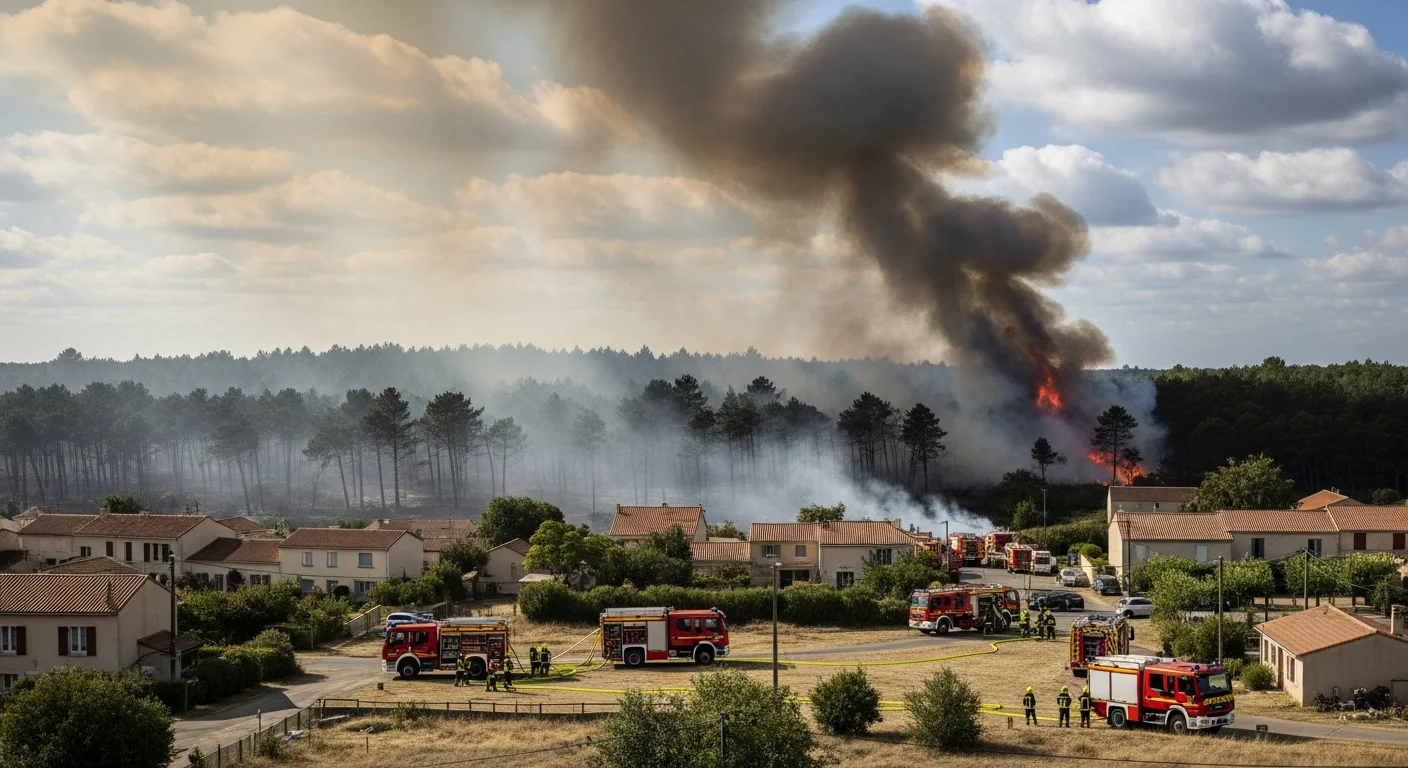 Grote bosbrand in Landes: 1.100 hectare getroffen, honderden inwoners geëvacueerd