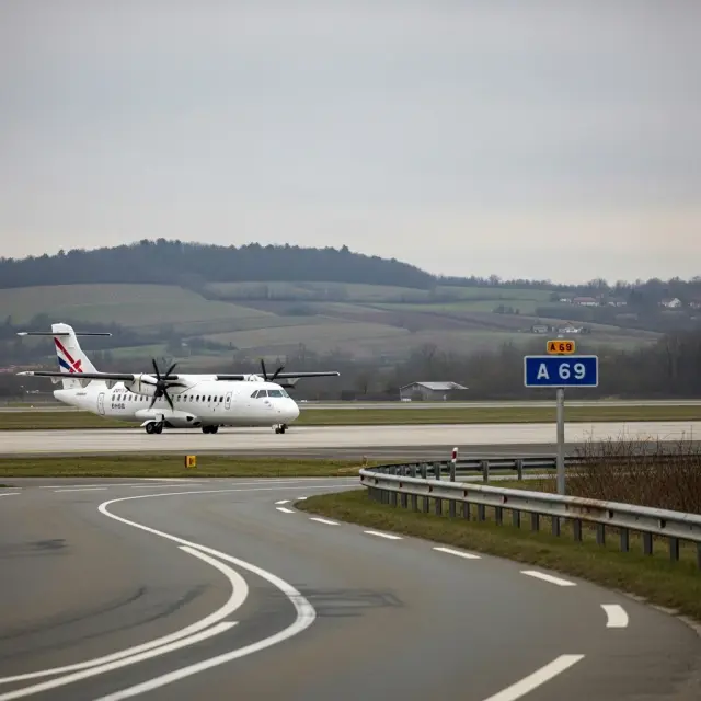 Toekomst Castres-Paris luchtverbinding onzeker na komst snelweg A69