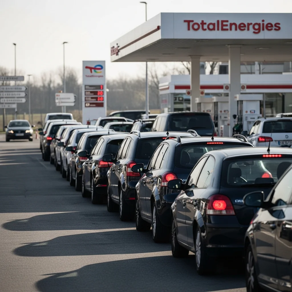 Toegenomen brandstoftekorten bij Franse tankstations tijdens paasweekend