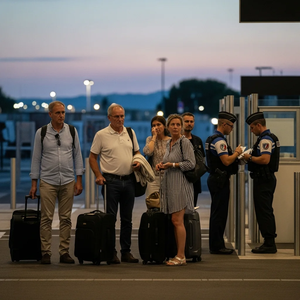 Vlucht vanuit Nice vertraagd door verwarring met visumcontrole