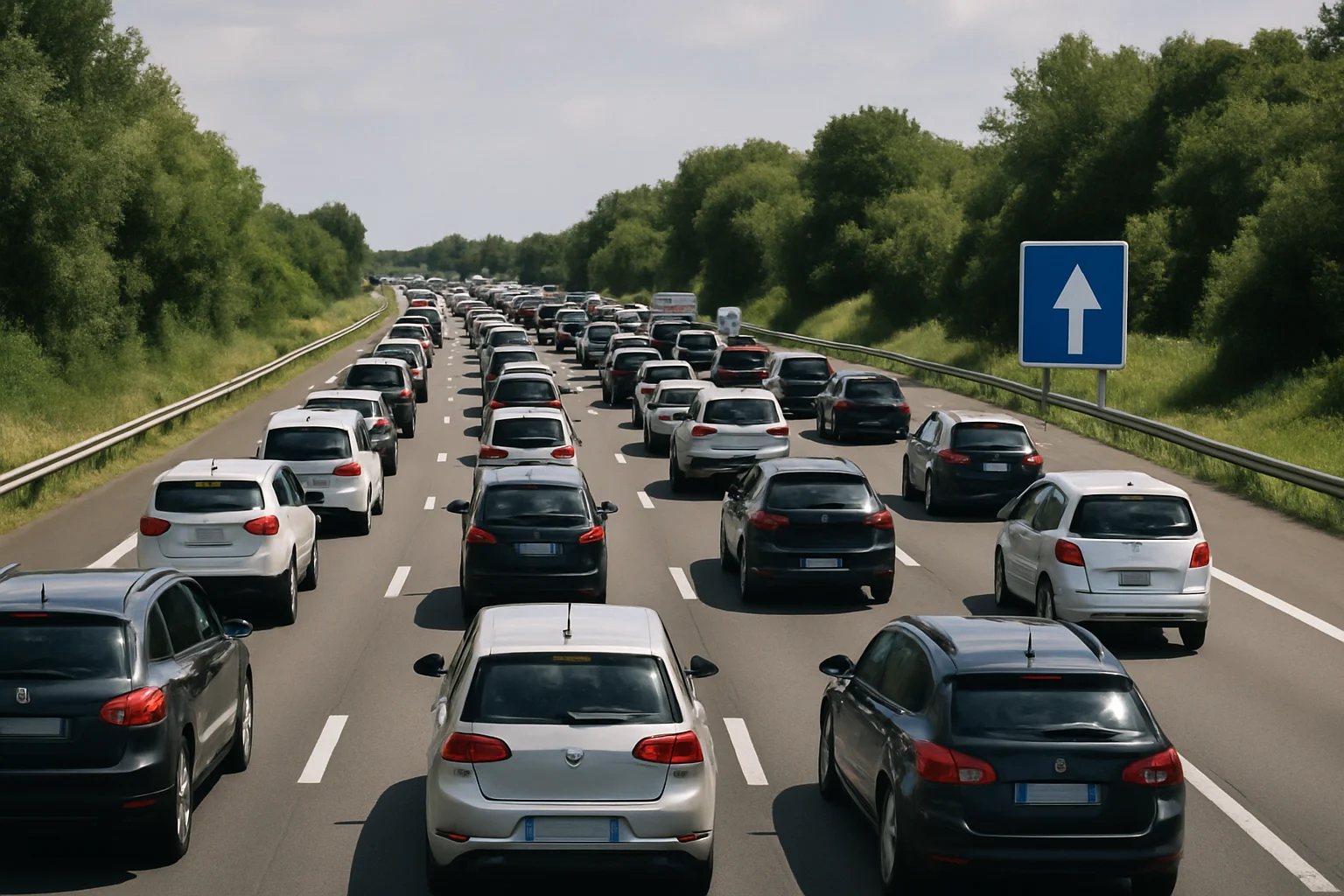 Verwachte verkeersopstoppingen in Frankrijk tijdens laatste vakantieweekend volgens Bison Futé